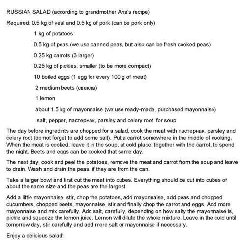 russian salad